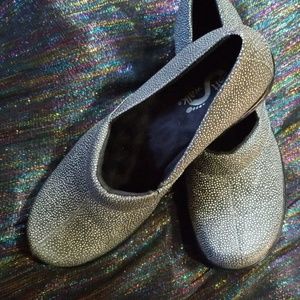 SOFTWALK CLOGS WITH WEDGE GREY PEBBLE